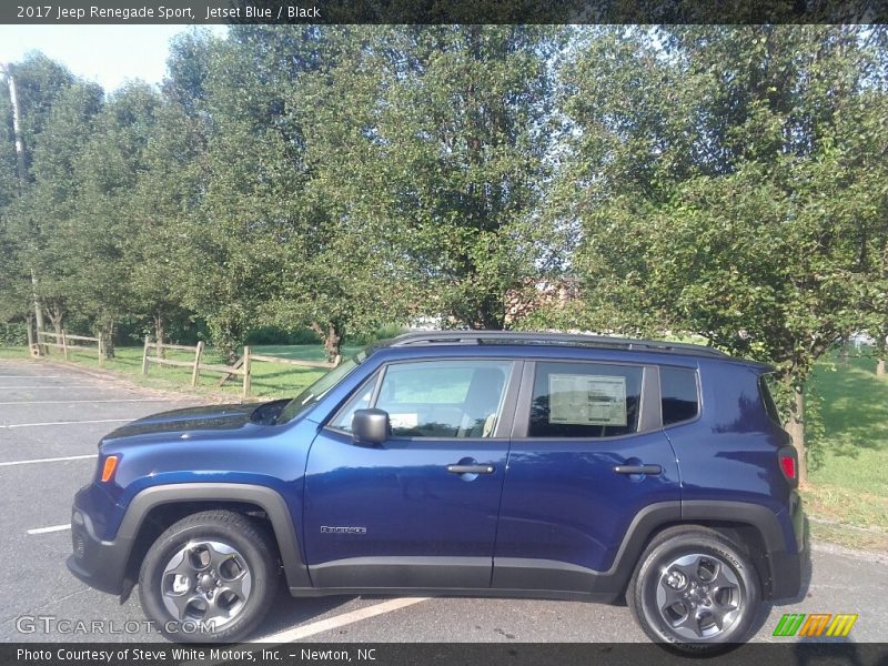 Jetset Blue / Black 2017 Jeep Renegade Sport