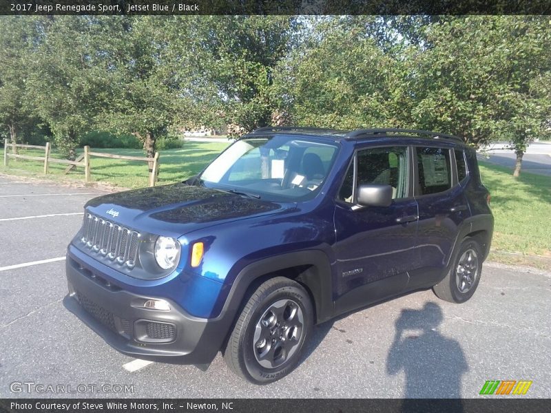 Jetset Blue / Black 2017 Jeep Renegade Sport