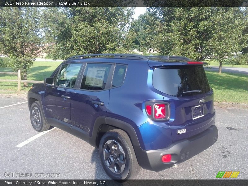 Jetset Blue / Black 2017 Jeep Renegade Sport