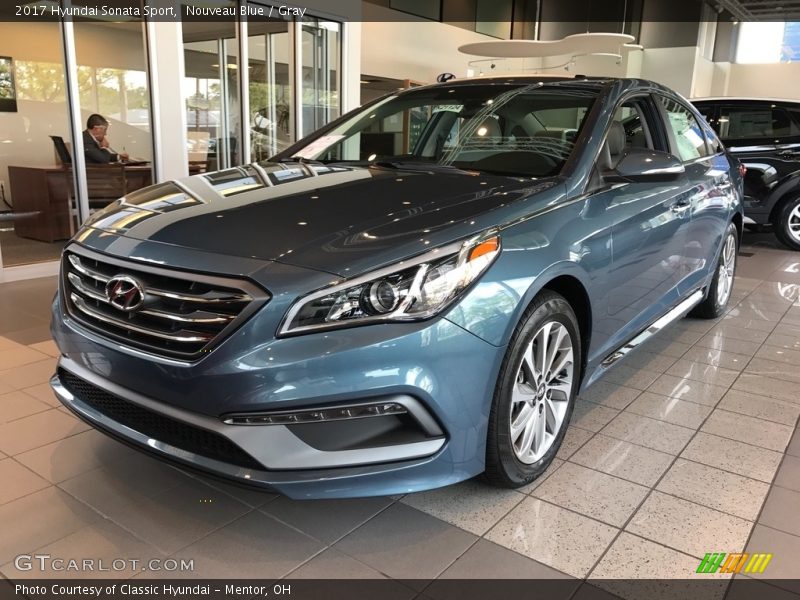 Nouveau Blue / Gray 2017 Hyundai Sonata Sport