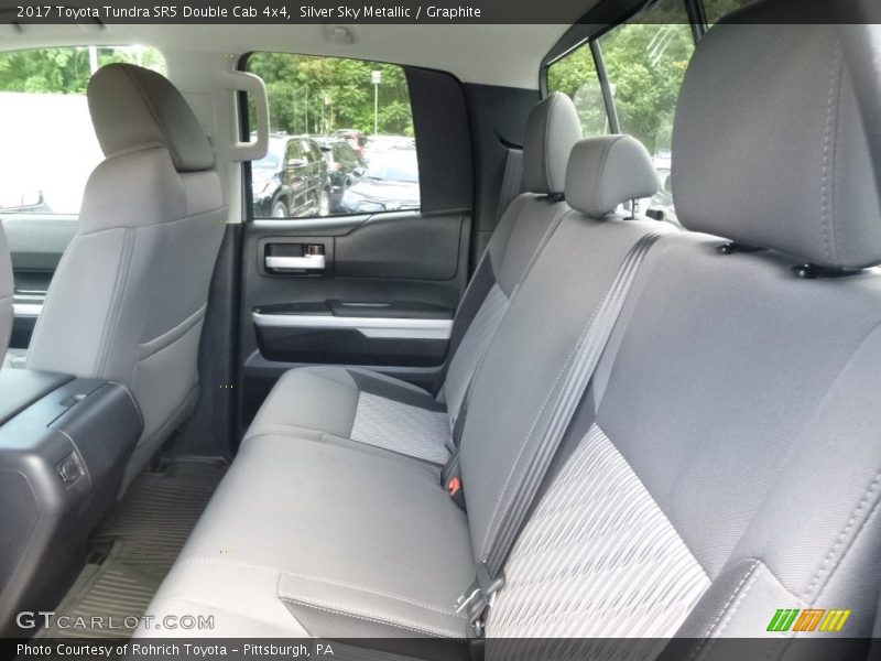 Silver Sky Metallic / Graphite 2017 Toyota Tundra SR5 Double Cab 4x4