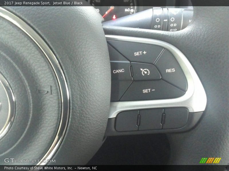 Jetset Blue / Black 2017 Jeep Renegade Sport