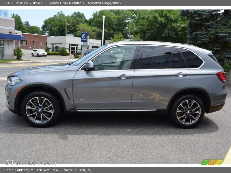 Space Gray Metallic / Canberra Beige/Black 2017 BMW X5 xDrive35i