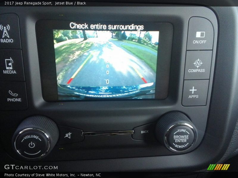 Jetset Blue / Black 2017 Jeep Renegade Sport
