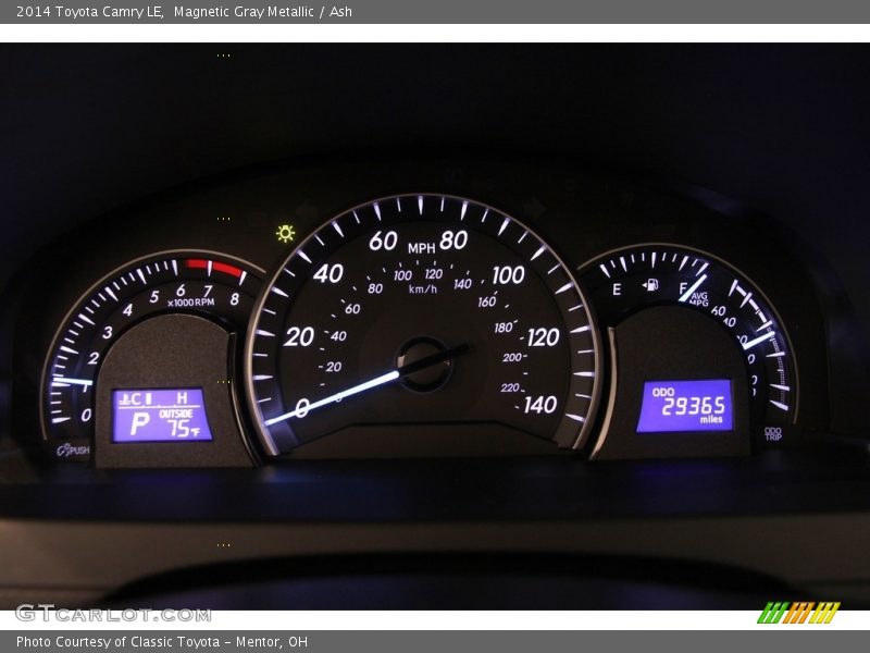 Magnetic Gray Metallic / Ash 2014 Toyota Camry LE