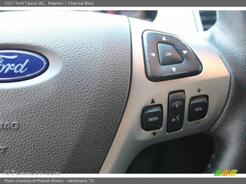 Magnetic / Charcoal Black 2017 Ford Taurus SEL