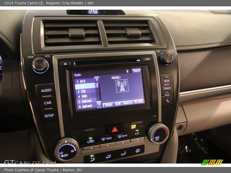 Magnetic Gray Metallic / Ash 2014 Toyota Camry LE