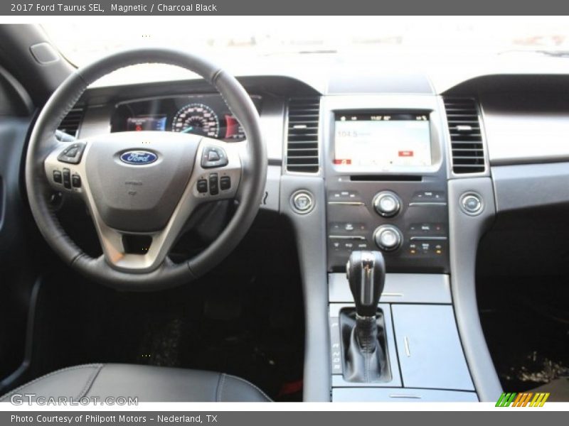 Magnetic / Charcoal Black 2017 Ford Taurus SEL