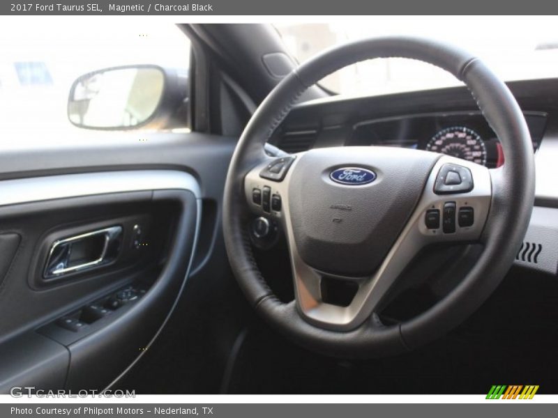 Magnetic / Charcoal Black 2017 Ford Taurus SEL
