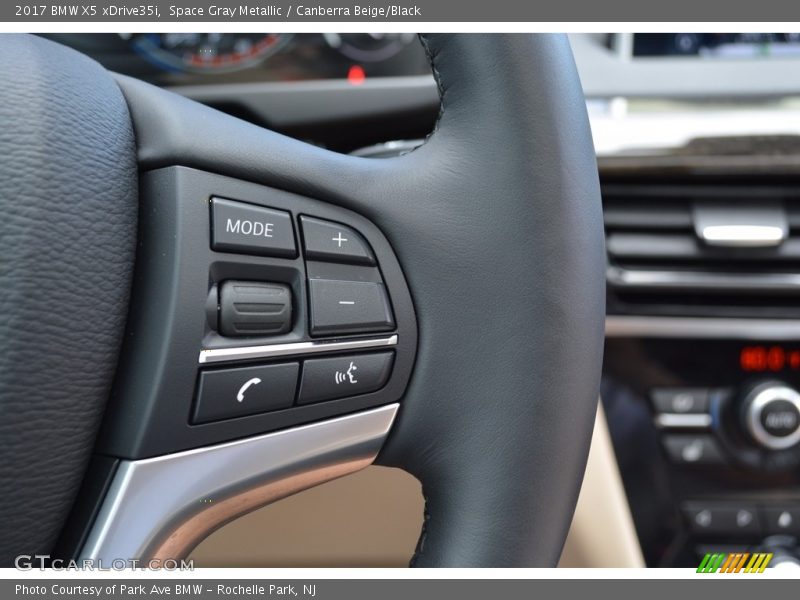 Space Gray Metallic / Canberra Beige/Black 2017 BMW X5 xDrive35i