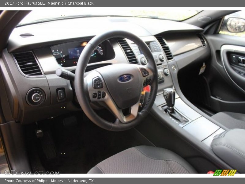 Magnetic / Charcoal Black 2017 Ford Taurus SEL