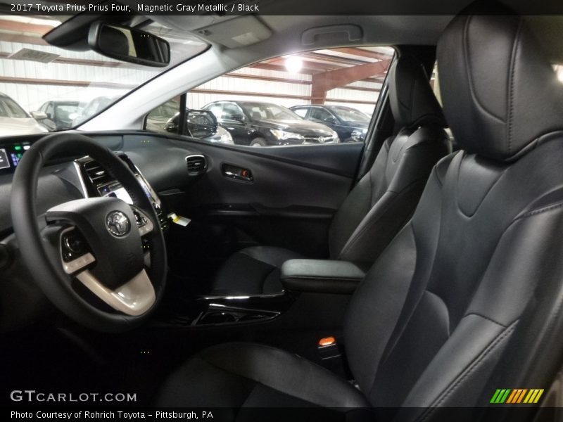 Magnetic Gray Metallic / Black 2017 Toyota Prius Prius Four
