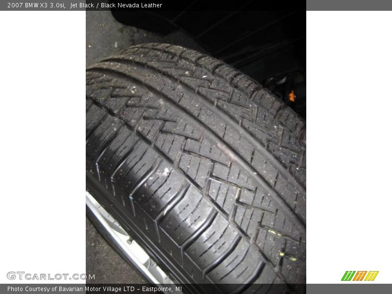 Jet Black / Black Nevada Leather 2007 BMW X3 3.0si