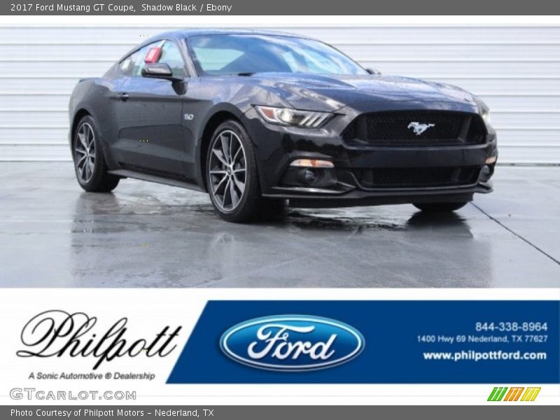 Shadow Black / Ebony 2017 Ford Mustang GT Coupe