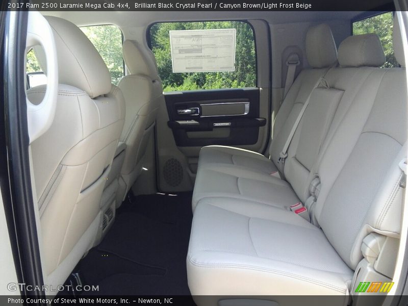 Rear Seat of 2017 2500 Laramie Mega Cab 4x4