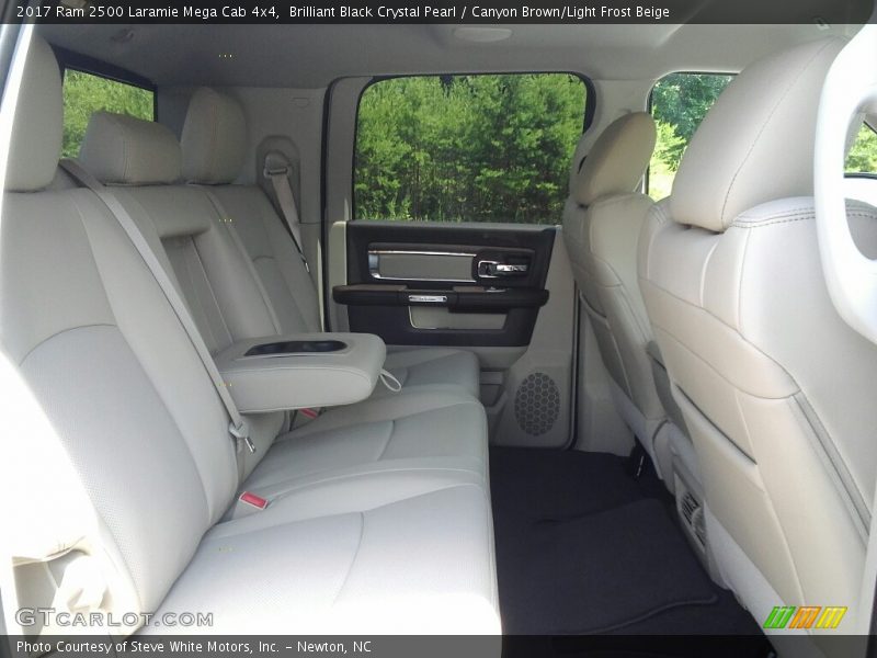 Brilliant Black Crystal Pearl / Canyon Brown/Light Frost Beige 2017 Ram 2500 Laramie Mega Cab 4x4