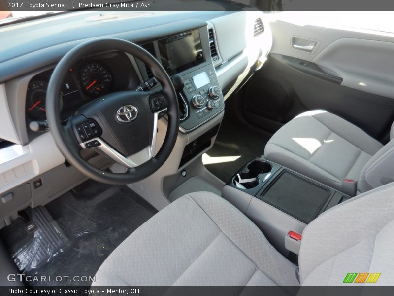 Predawn Gray Mica / Ash 2017 Toyota Sienna LE