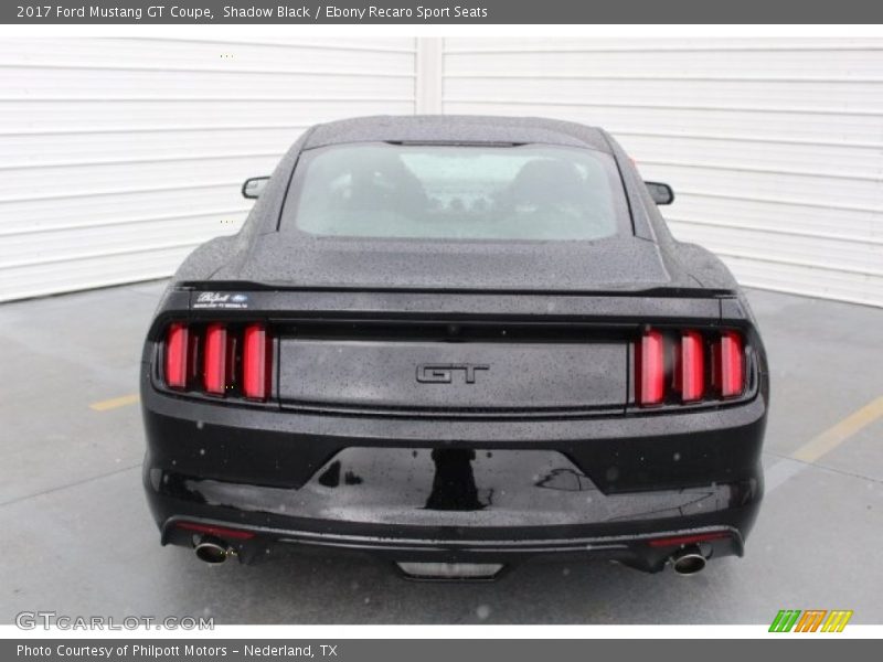 Shadow Black / Ebony Recaro Sport Seats 2017 Ford Mustang GT Coupe