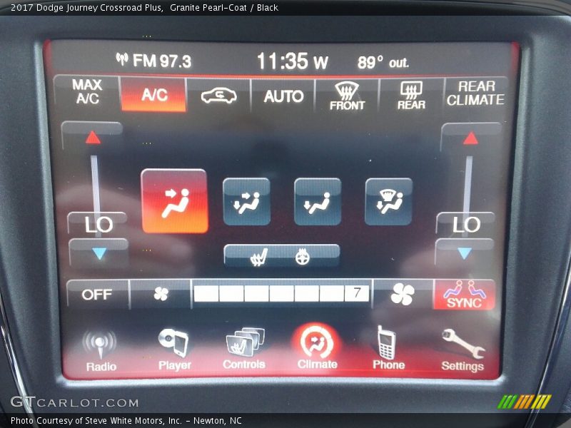 Granite Pearl-Coat / Black 2017 Dodge Journey Crossroad Plus