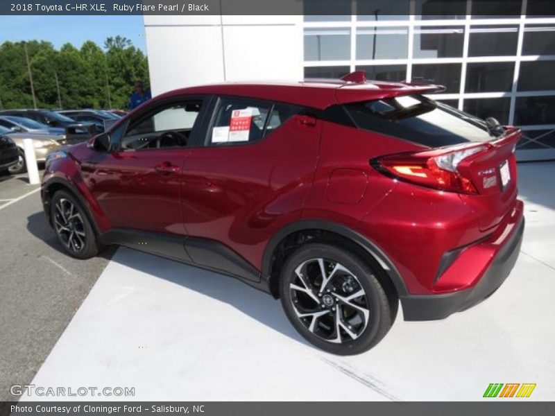 Ruby Flare Pearl / Black 2018 Toyota C-HR XLE