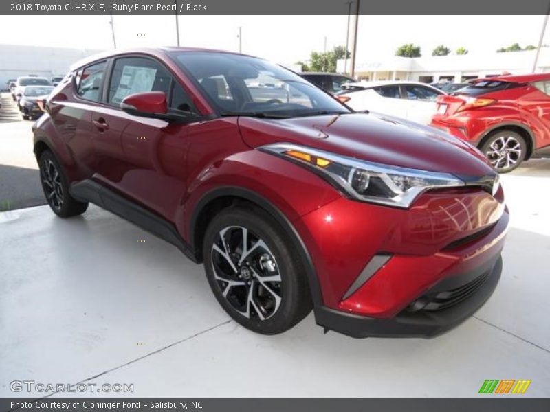 Ruby Flare Pearl / Black 2018 Toyota C-HR XLE