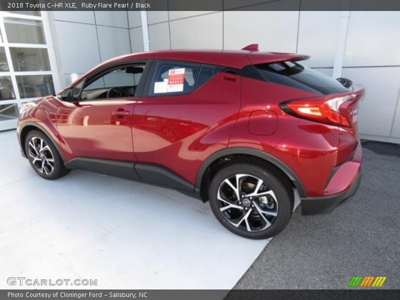 Ruby Flare Pearl / Black 2018 Toyota C-HR XLE