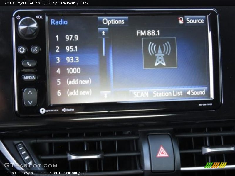 Ruby Flare Pearl / Black 2018 Toyota C-HR XLE