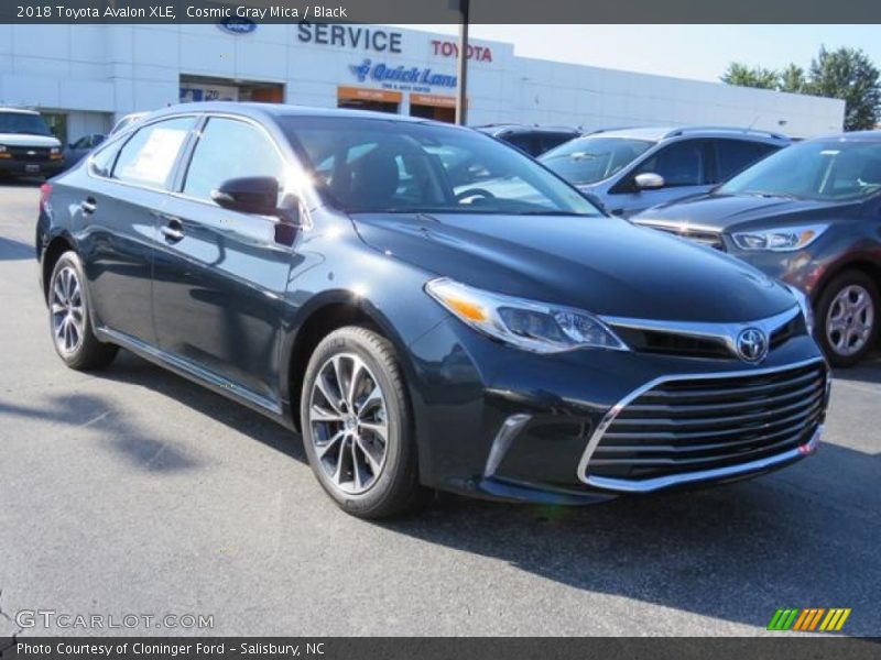 Cosmic Gray Mica / Black 2018 Toyota Avalon XLE