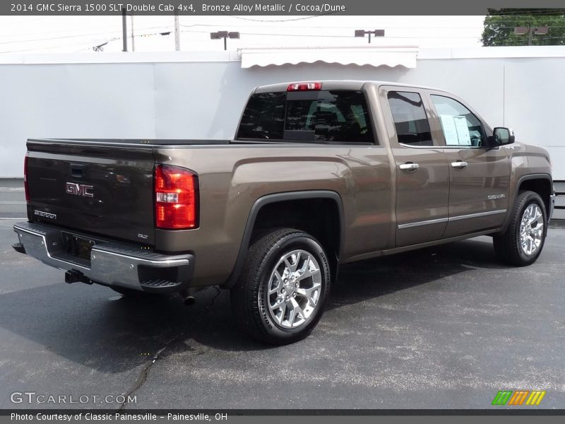 Bronze Alloy Metallic / Cocoa/Dune 2014 GMC Sierra 1500 SLT Double Cab 4x4