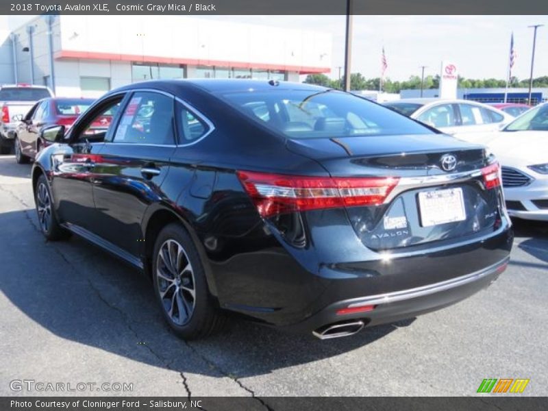 Cosmic Gray Mica / Black 2018 Toyota Avalon XLE