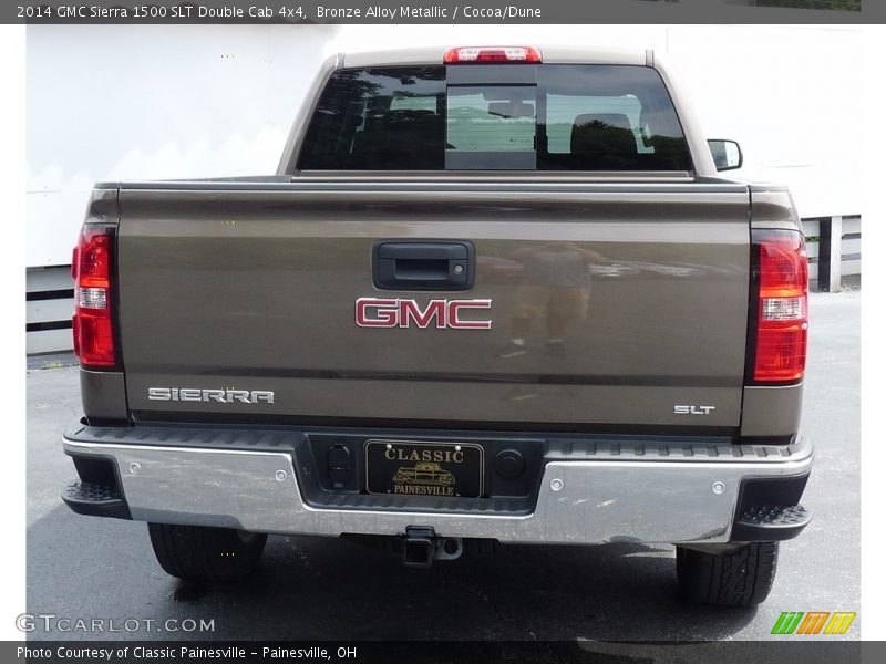 Bronze Alloy Metallic / Cocoa/Dune 2014 GMC Sierra 1500 SLT Double Cab 4x4