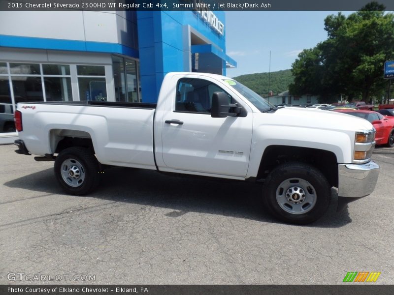 Summit White / Jet Black/Dark Ash 2015 Chevrolet Silverado 2500HD WT Regular Cab 4x4