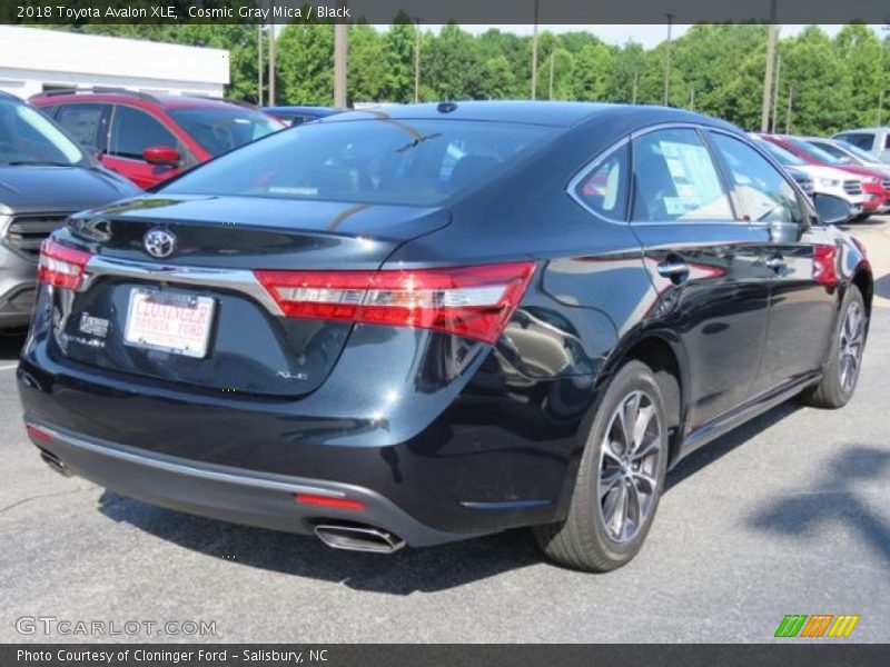 Cosmic Gray Mica / Black 2018 Toyota Avalon XLE