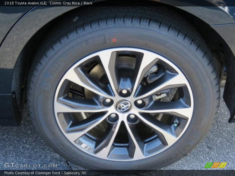Cosmic Gray Mica / Black 2018 Toyota Avalon XLE