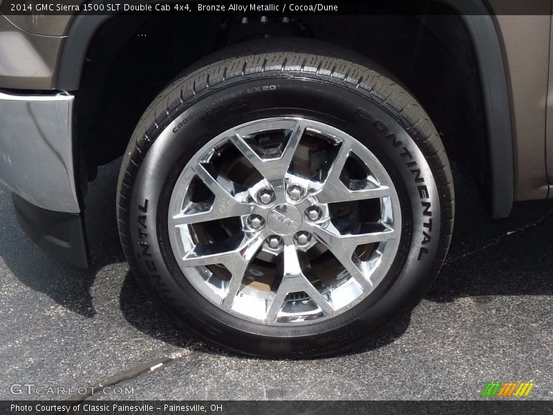 Bronze Alloy Metallic / Cocoa/Dune 2014 GMC Sierra 1500 SLT Double Cab 4x4