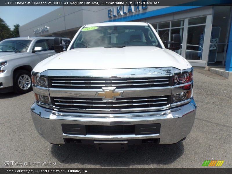 Summit White / Jet Black/Dark Ash 2015 Chevrolet Silverado 2500HD WT Regular Cab 4x4