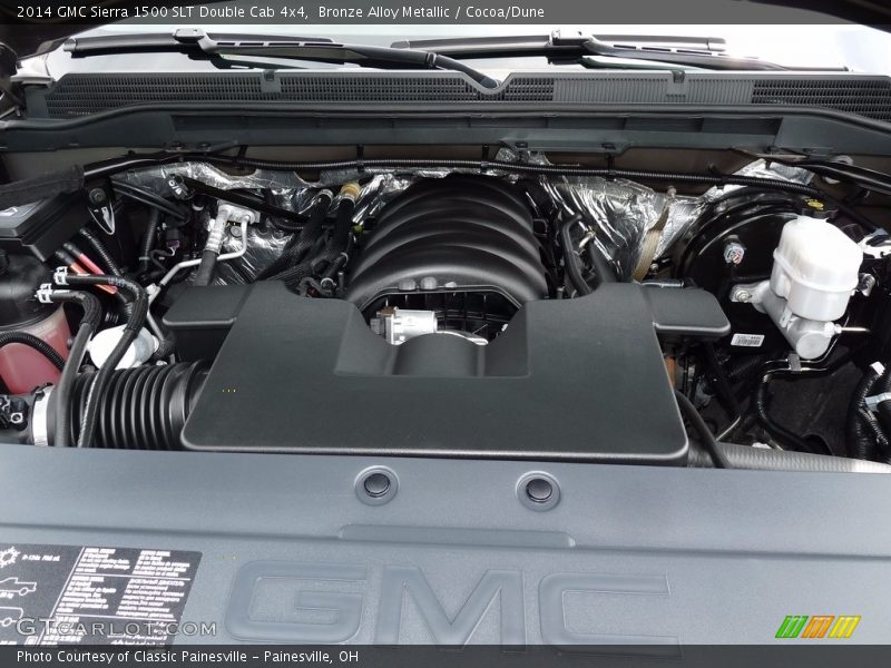 Bronze Alloy Metallic / Cocoa/Dune 2014 GMC Sierra 1500 SLT Double Cab 4x4