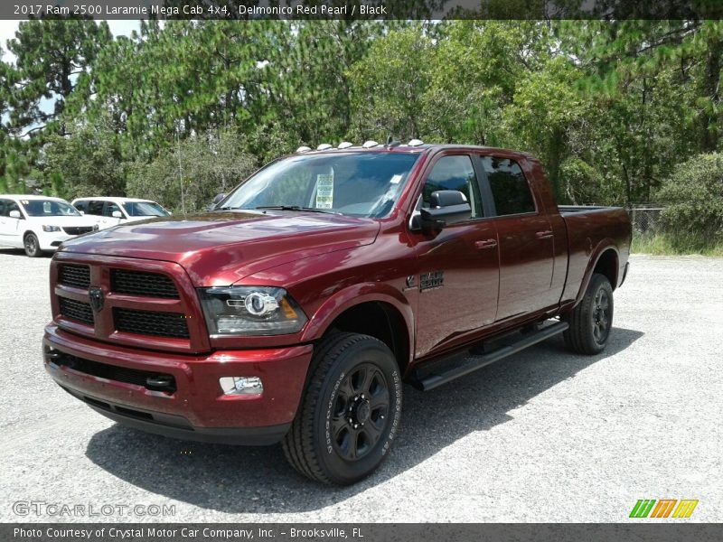 Delmonico Red Pearl / Black 2017 Ram 2500 Laramie Mega Cab 4x4