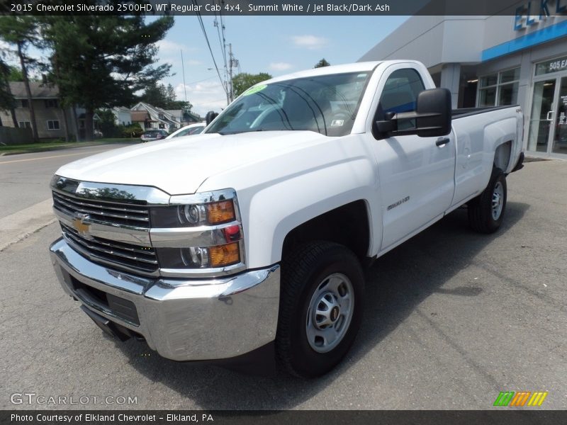Summit White / Jet Black/Dark Ash 2015 Chevrolet Silverado 2500HD WT Regular Cab 4x4