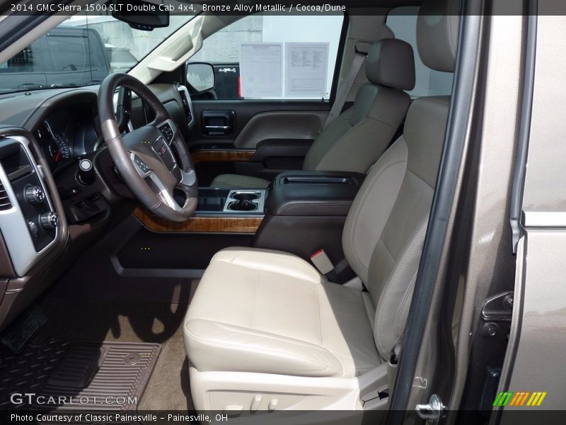 Bronze Alloy Metallic / Cocoa/Dune 2014 GMC Sierra 1500 SLT Double Cab 4x4