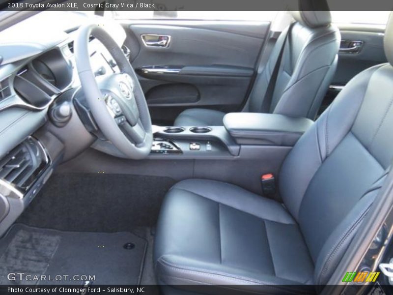 Cosmic Gray Mica / Black 2018 Toyota Avalon XLE