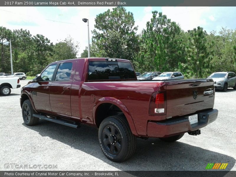 Delmonico Red Pearl / Black 2017 Ram 2500 Laramie Mega Cab 4x4
