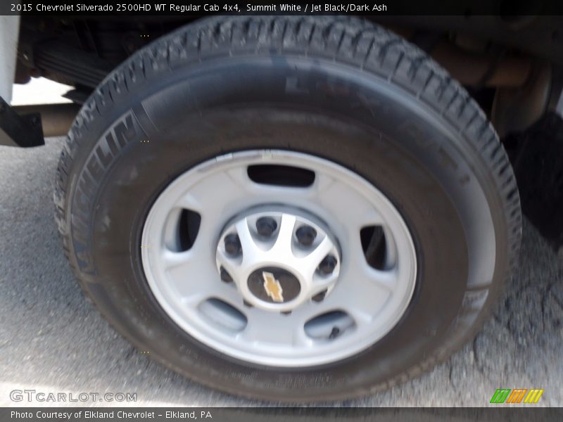 Summit White / Jet Black/Dark Ash 2015 Chevrolet Silverado 2500HD WT Regular Cab 4x4