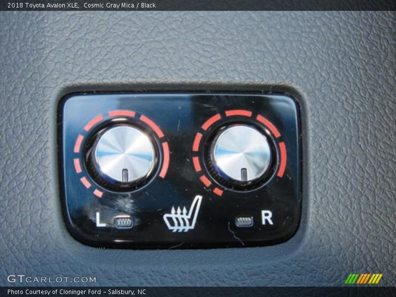 Cosmic Gray Mica / Black 2018 Toyota Avalon XLE