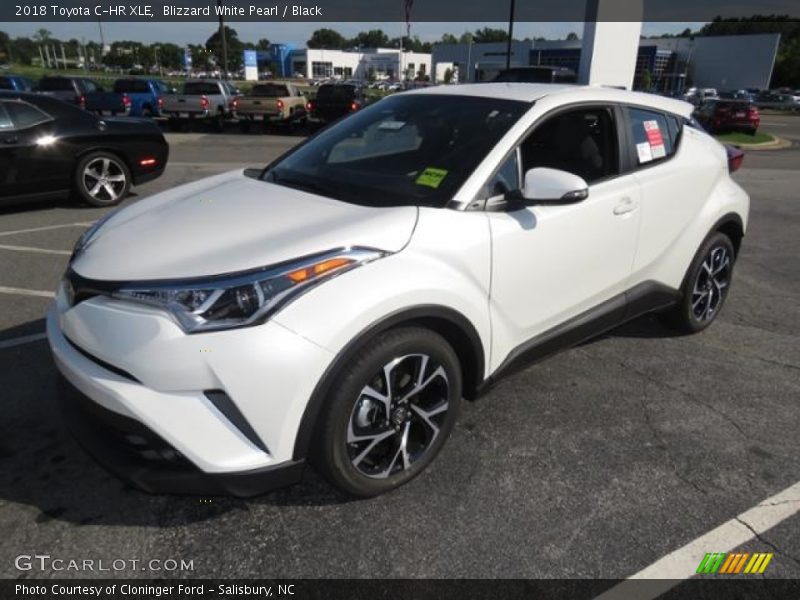 Blizzard White Pearl / Black 2018 Toyota C-HR XLE