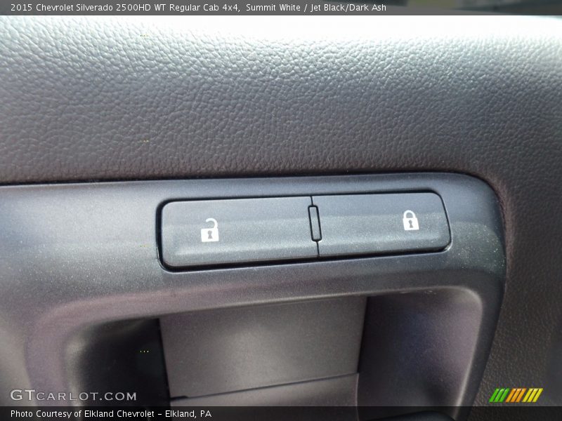 Summit White / Jet Black/Dark Ash 2015 Chevrolet Silverado 2500HD WT Regular Cab 4x4