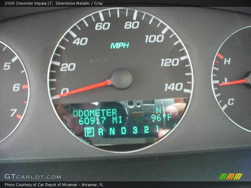 Silverstone Metallic / Gray 2006 Chevrolet Impala LT