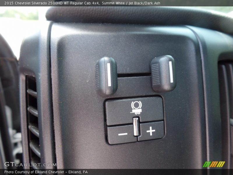 Summit White / Jet Black/Dark Ash 2015 Chevrolet Silverado 2500HD WT Regular Cab 4x4