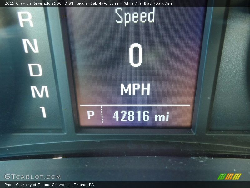 Summit White / Jet Black/Dark Ash 2015 Chevrolet Silverado 2500HD WT Regular Cab 4x4