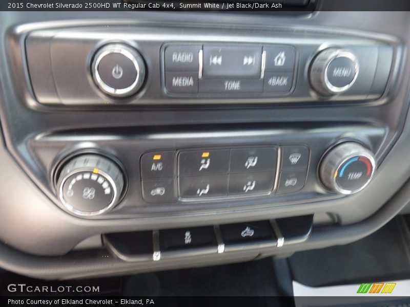 Summit White / Jet Black/Dark Ash 2015 Chevrolet Silverado 2500HD WT Regular Cab 4x4